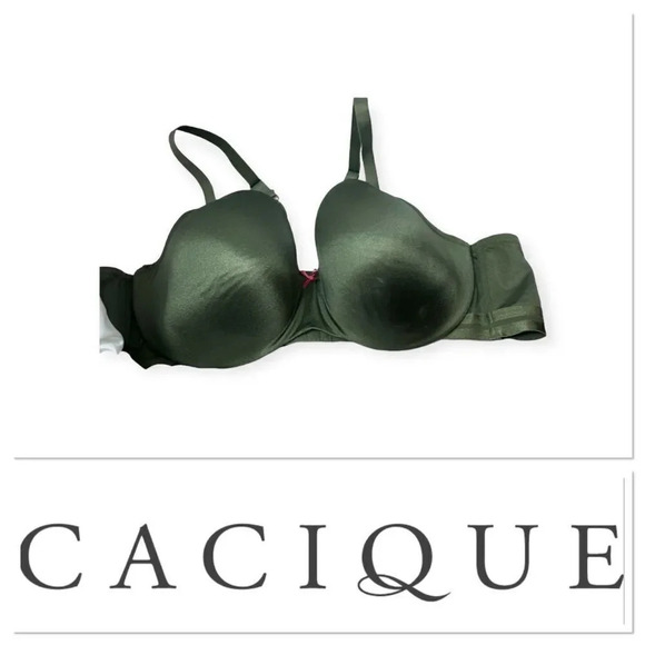 Cacique Olive Green Bra - Picture 1 of 11